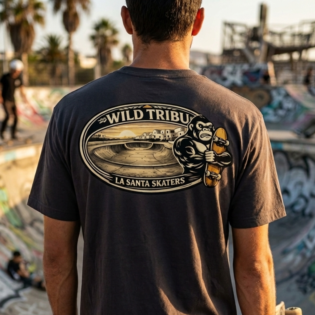 Wild Tribu La Santa Skaters Organic Tee | Skate Division