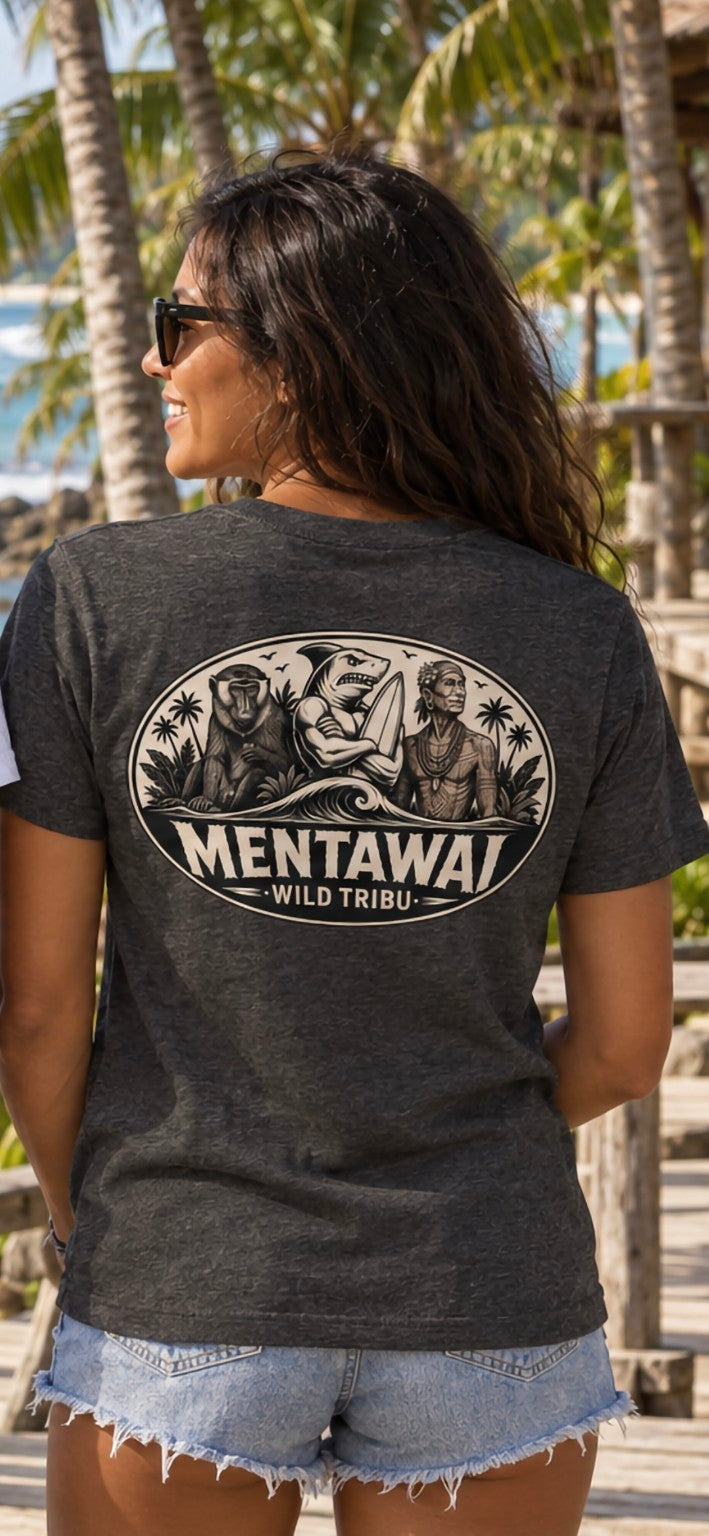Mentawai Hero de Wild Tribu gris oscuro, vista trasera