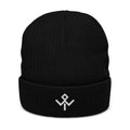 Wild Tribu — Gorro de punto en negro, vista frontal
