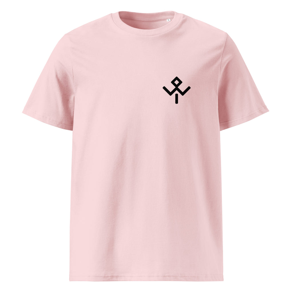 Camiseta orgánica Bank Vaults Mentawai en rosa Cotton Pink, vista frontal.