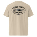 Camiseta orgánica Bank Vaults Mentawai en Desert Dust, vista trasera.